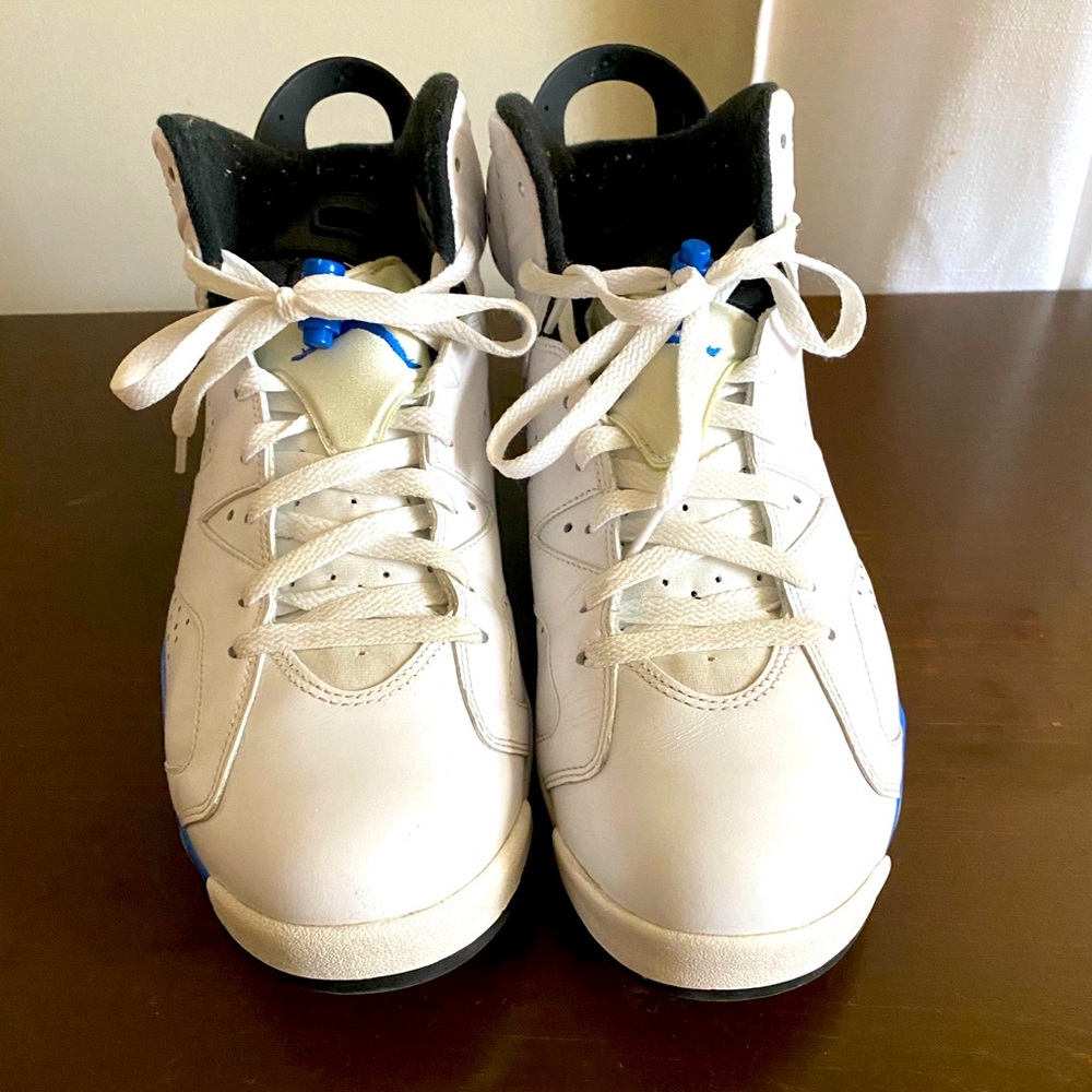 Sport blue Jordan 6s